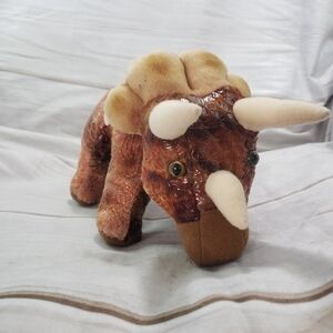 Douglas Triceratops Dinosaur 12" Plush Stuffed Animal Shimmer Roar Sound 2016